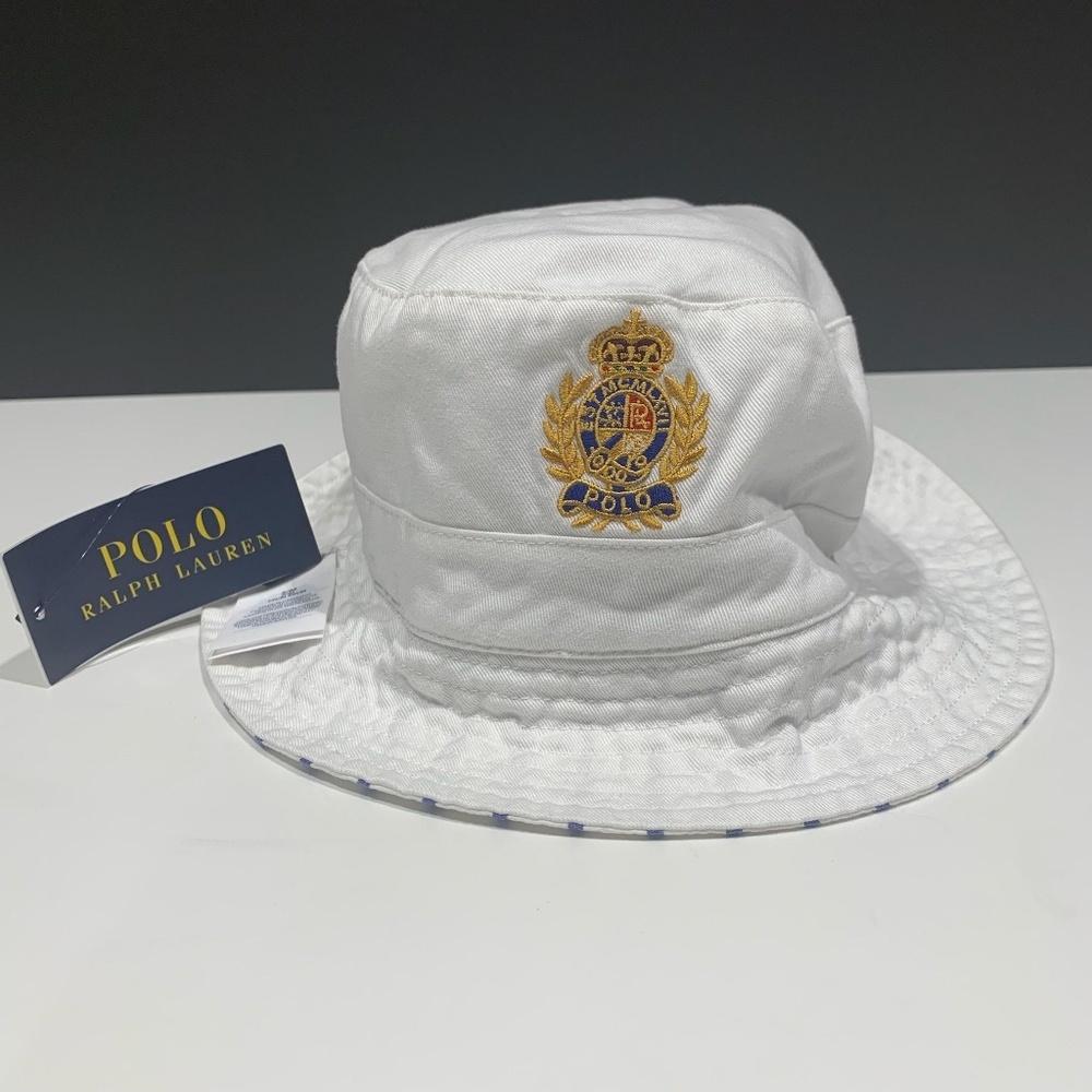 Polo Ralph Lauren Reversible 2 sided Bucket Hat - Picture 4 of 6